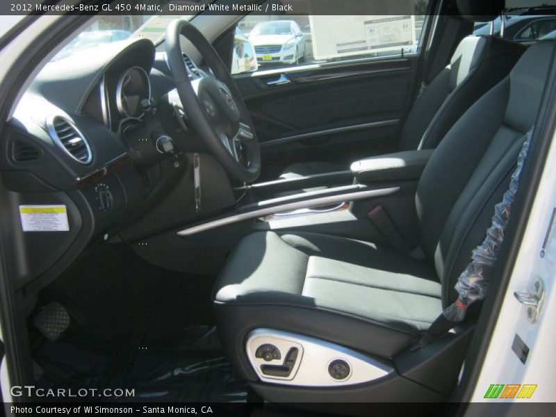 Diamond White Metallic / Black 2012 Mercedes-Benz GL 450 4Matic