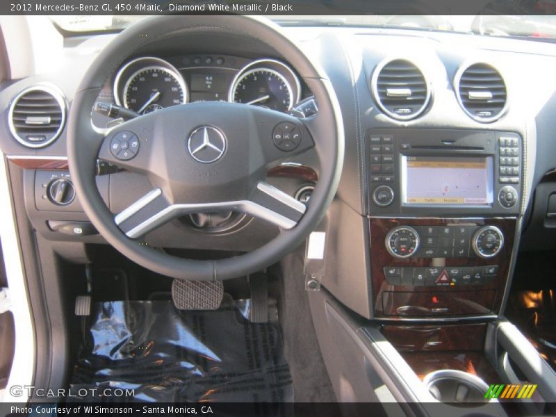 Diamond White Metallic / Black 2012 Mercedes-Benz GL 450 4Matic