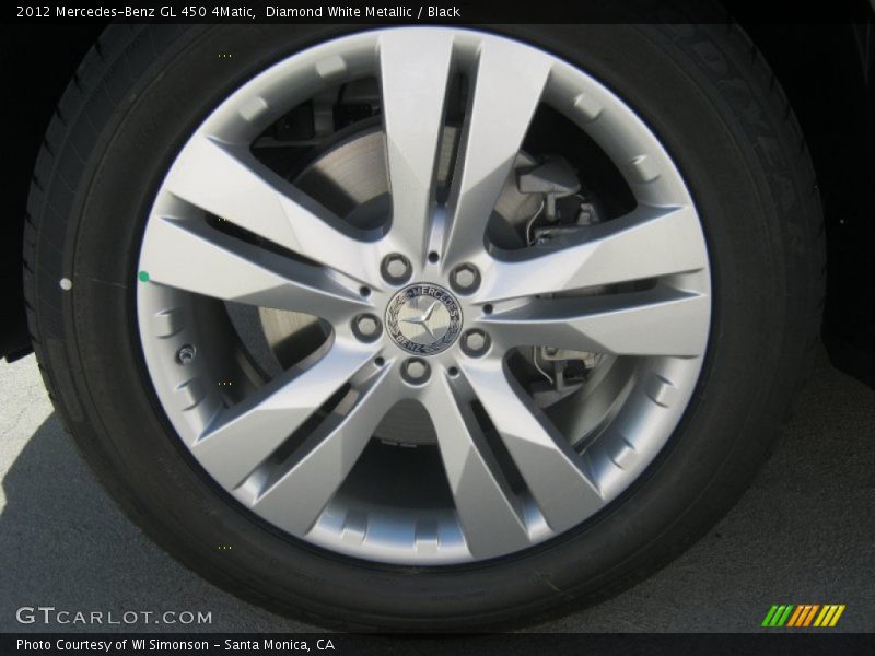 Diamond White Metallic / Black 2012 Mercedes-Benz GL 450 4Matic