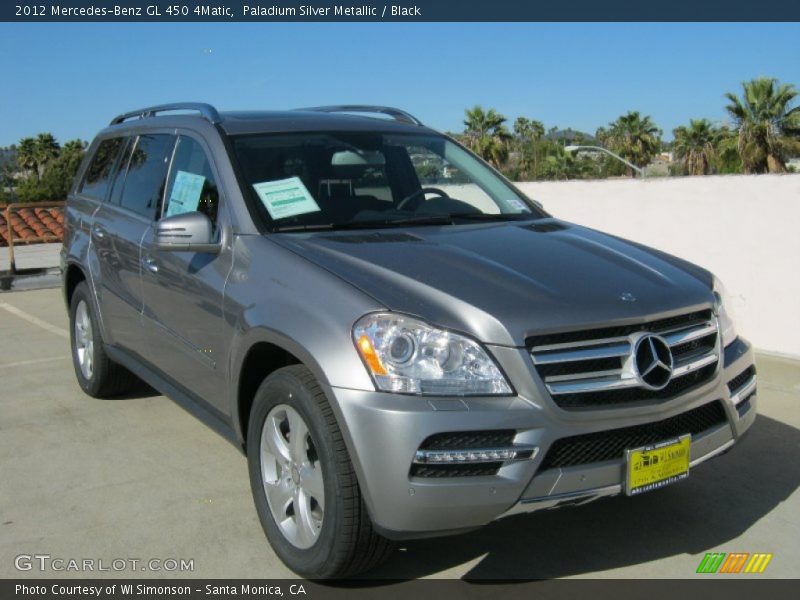 Paladium Silver Metallic / Black 2012 Mercedes-Benz GL 450 4Matic