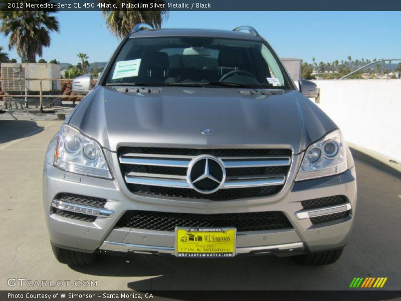 Paladium Silver Metallic / Black 2012 Mercedes-Benz GL 450 4Matic