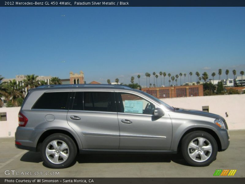 Paladium Silver Metallic / Black 2012 Mercedes-Benz GL 450 4Matic