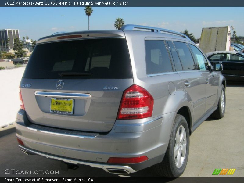 Paladium Silver Metallic / Black 2012 Mercedes-Benz GL 450 4Matic