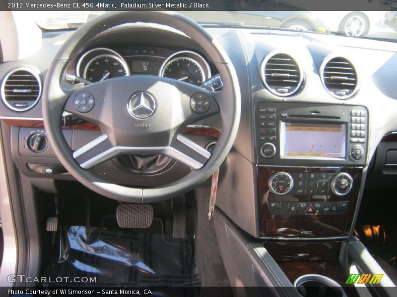 Paladium Silver Metallic / Black 2012 Mercedes-Benz GL 450 4Matic