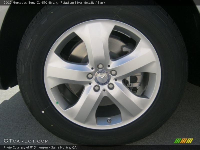 Paladium Silver Metallic / Black 2012 Mercedes-Benz GL 450 4Matic