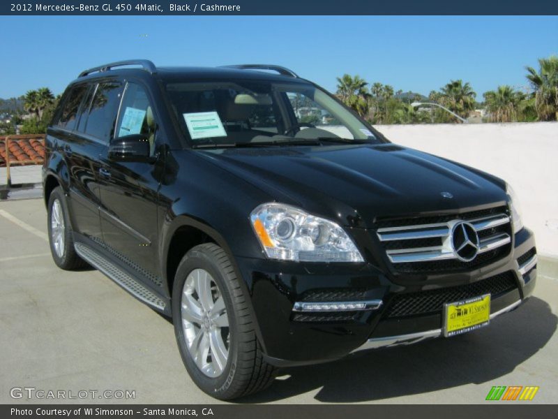 Black / Cashmere 2012 Mercedes-Benz GL 450 4Matic