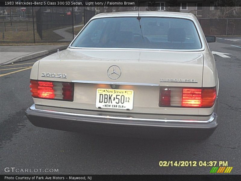 Light Ivory / Palomino Brown 1983 Mercedes-Benz S Class 300 SD Sedan