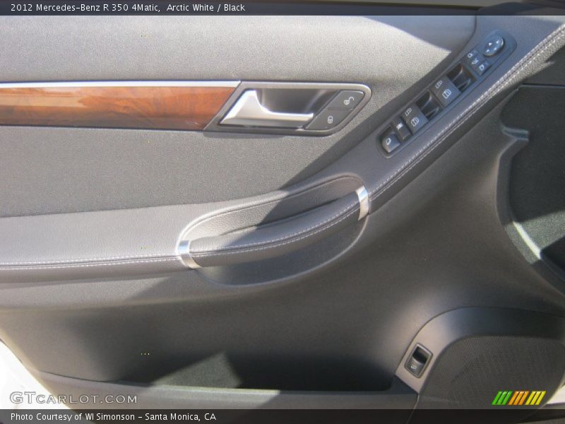 Arctic White / Black 2012 Mercedes-Benz R 350 4Matic