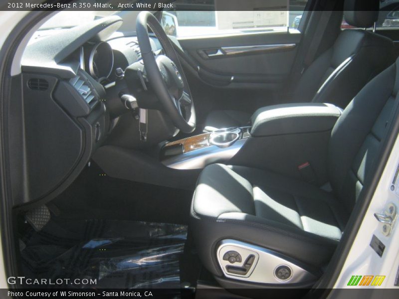 Arctic White / Black 2012 Mercedes-Benz R 350 4Matic