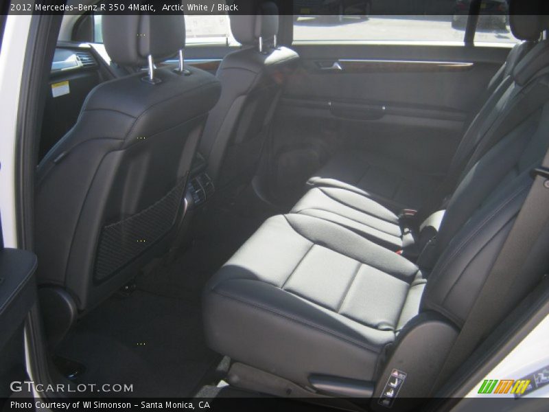 Arctic White / Black 2012 Mercedes-Benz R 350 4Matic