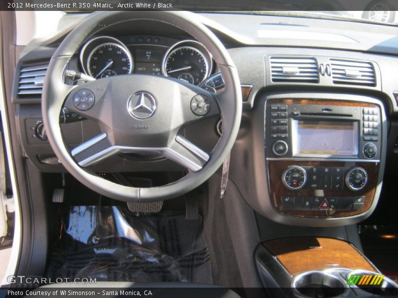 Arctic White / Black 2012 Mercedes-Benz R 350 4Matic