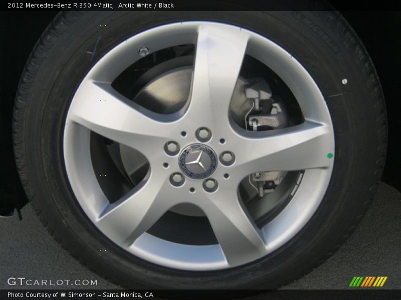 Arctic White / Black 2012 Mercedes-Benz R 350 4Matic