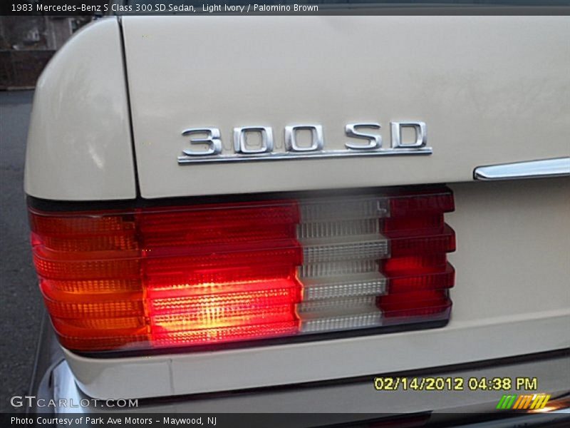 Light Ivory / Palomino Brown 1983 Mercedes-Benz S Class 300 SD Sedan