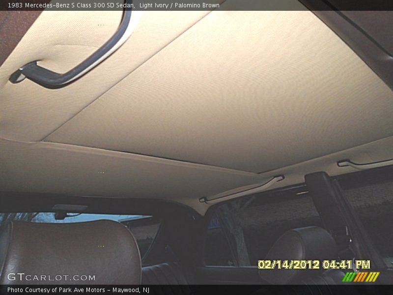 Light Ivory / Palomino Brown 1983 Mercedes-Benz S Class 300 SD Sedan