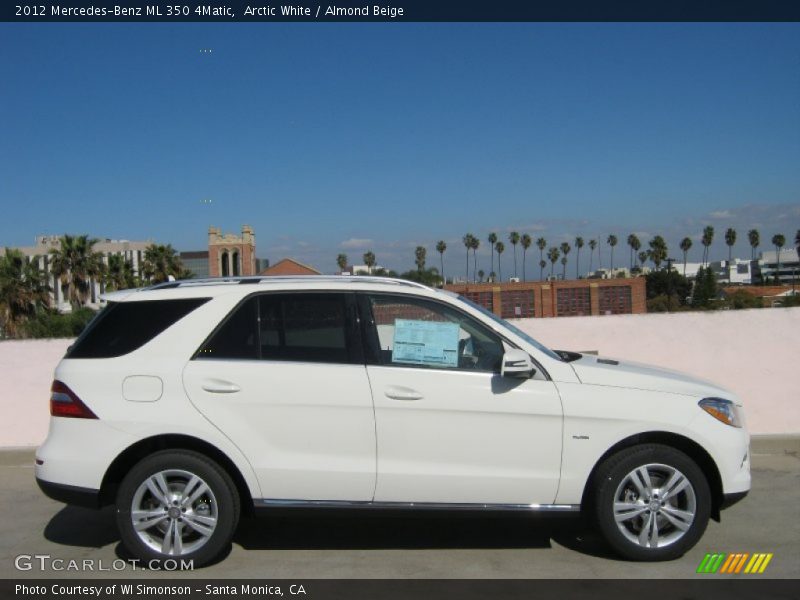 Arctic White / Almond Beige 2012 Mercedes-Benz ML 350 4Matic