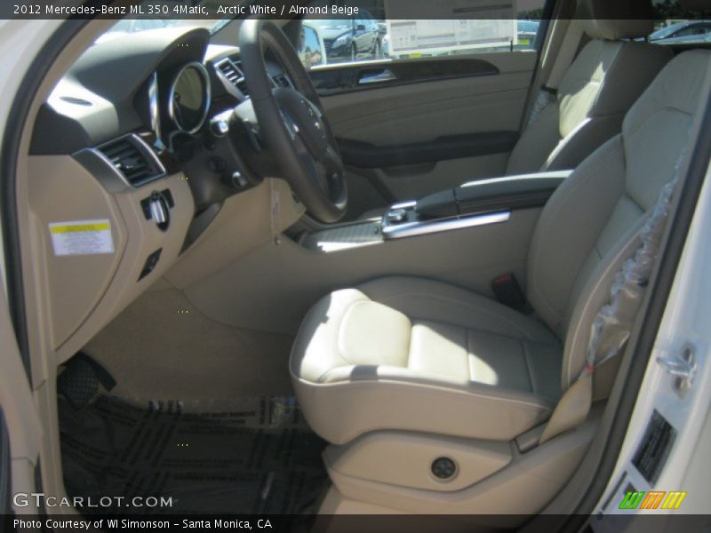 Arctic White / Almond Beige 2012 Mercedes-Benz ML 350 4Matic