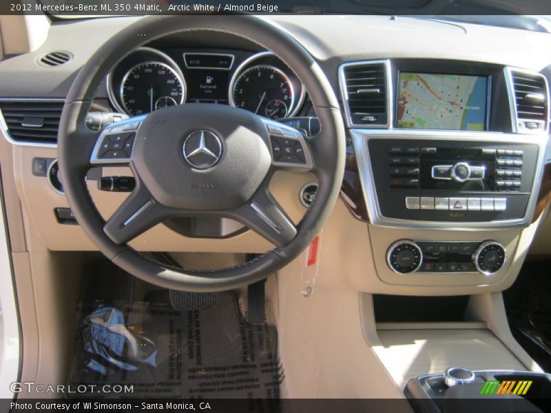 Arctic White / Almond Beige 2012 Mercedes-Benz ML 350 4Matic