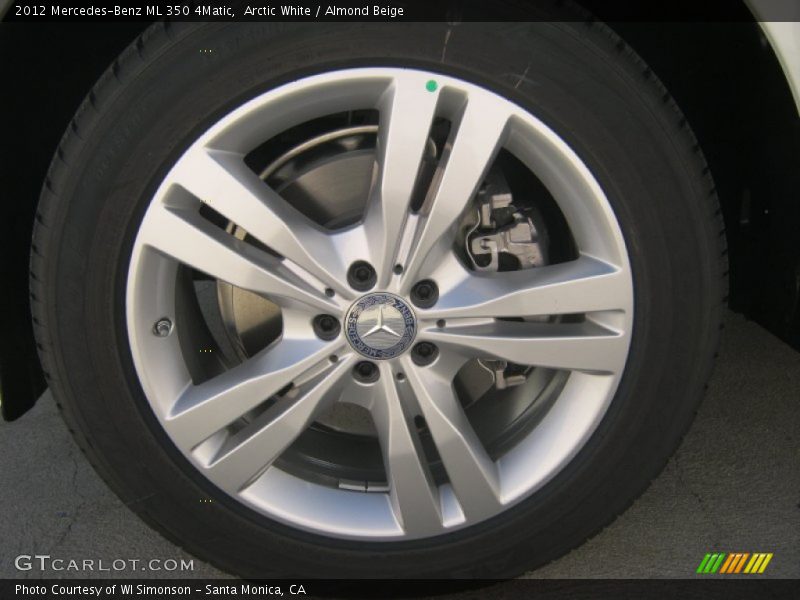 Arctic White / Almond Beige 2012 Mercedes-Benz ML 350 4Matic