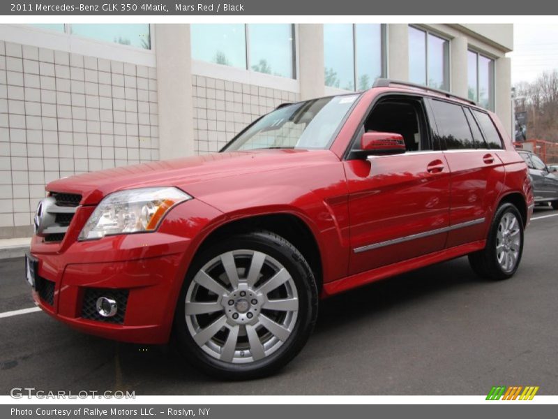 Mars Red / Black 2011 Mercedes-Benz GLK 350 4Matic
