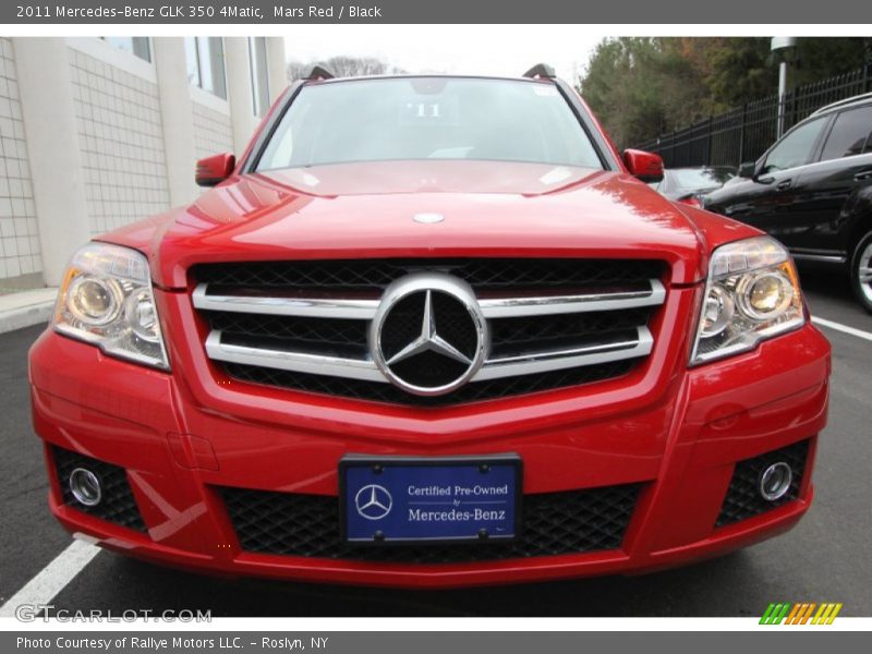 Mars Red / Black 2011 Mercedes-Benz GLK 350 4Matic