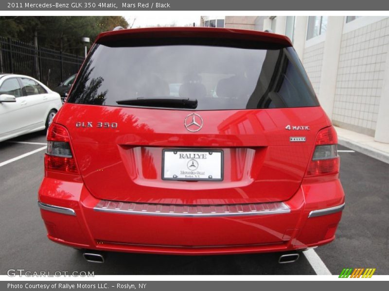 Mars Red / Black 2011 Mercedes-Benz GLK 350 4Matic