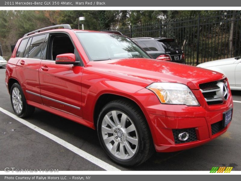 Mars Red / Black 2011 Mercedes-Benz GLK 350 4Matic