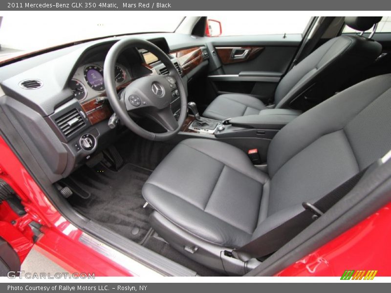 Mars Red / Black 2011 Mercedes-Benz GLK 350 4Matic