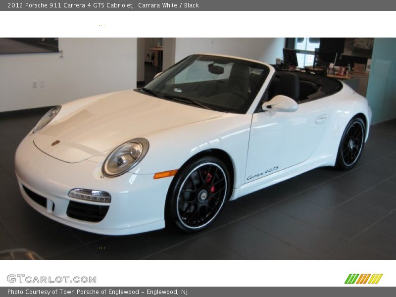 Carrara White / Black 2012 Porsche 911 Carrera 4 GTS Cabriolet