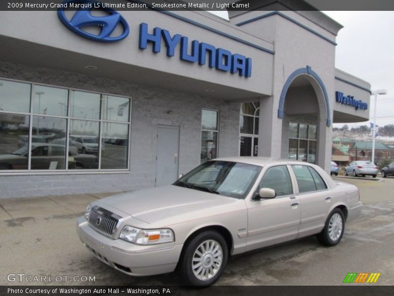 Smokestone Metallic / Light Camel 2009 Mercury Grand Marquis LS Ultimate Edition