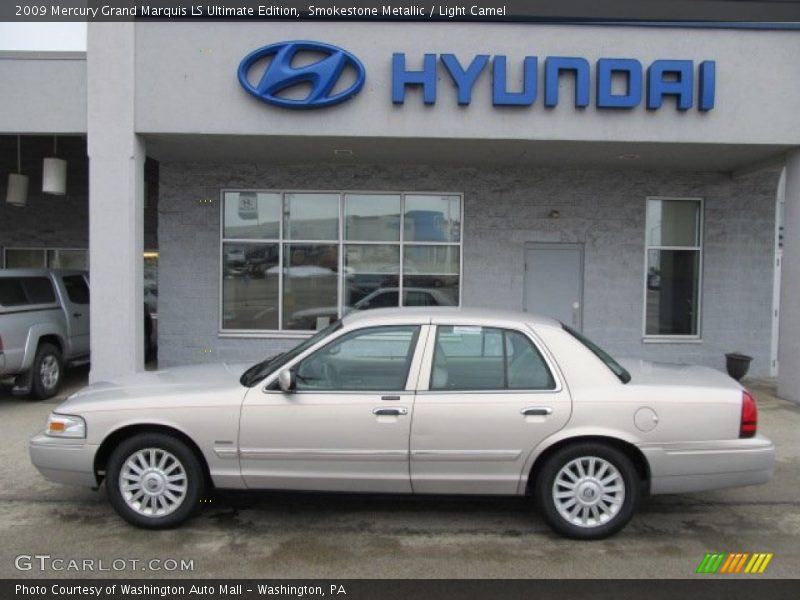 Smokestone Metallic / Light Camel 2009 Mercury Grand Marquis LS Ultimate Edition