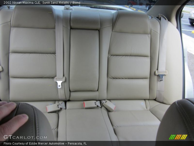 Rear Seat of 2002 Maxima GLE