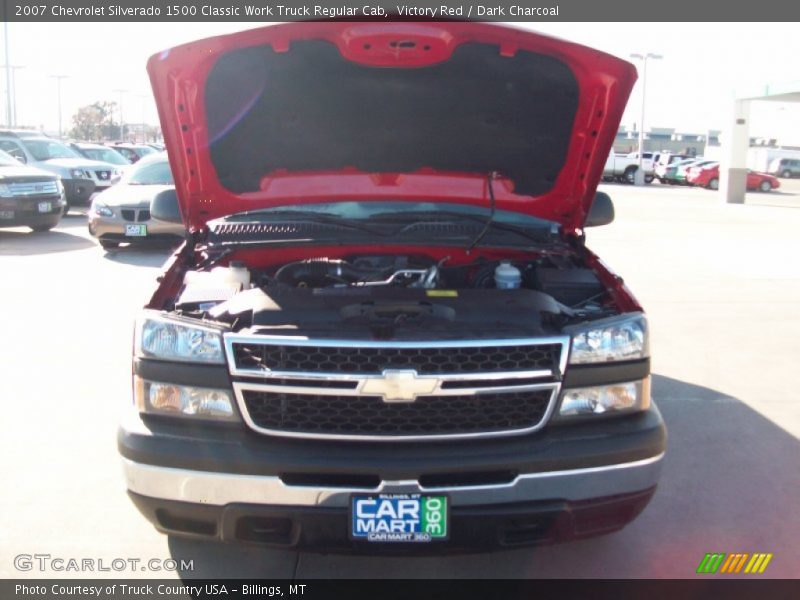 Victory Red / Dark Charcoal 2007 Chevrolet Silverado 1500 Classic Work Truck Regular Cab