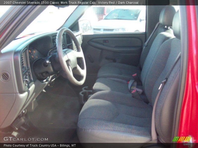 Victory Red / Dark Charcoal 2007 Chevrolet Silverado 1500 Classic Work Truck Regular Cab