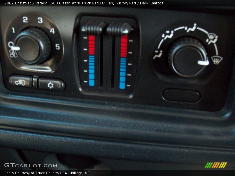 Victory Red / Dark Charcoal 2007 Chevrolet Silverado 1500 Classic Work Truck Regular Cab