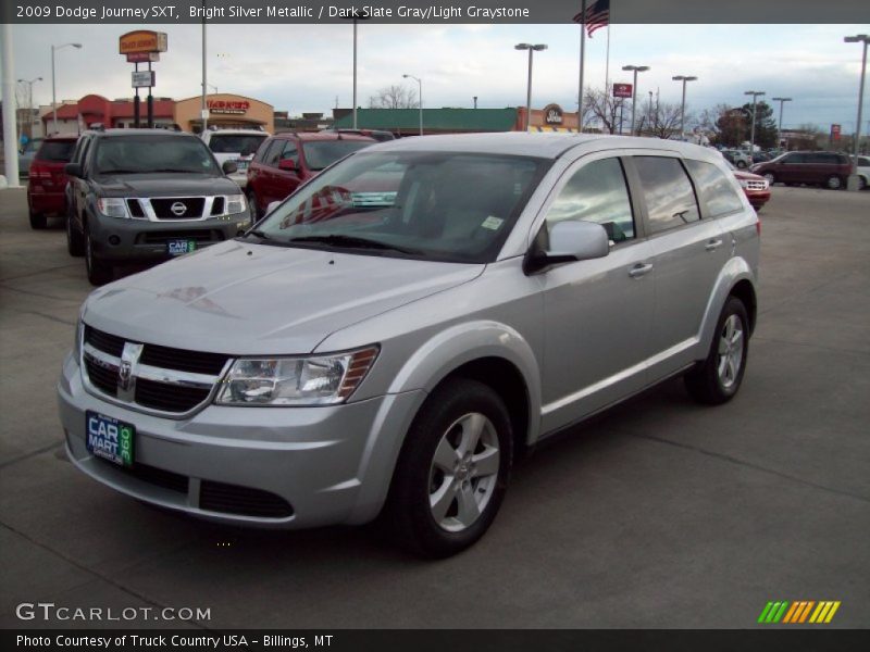 Bright Silver Metallic / Dark Slate Gray/Light Graystone 2009 Dodge Journey SXT