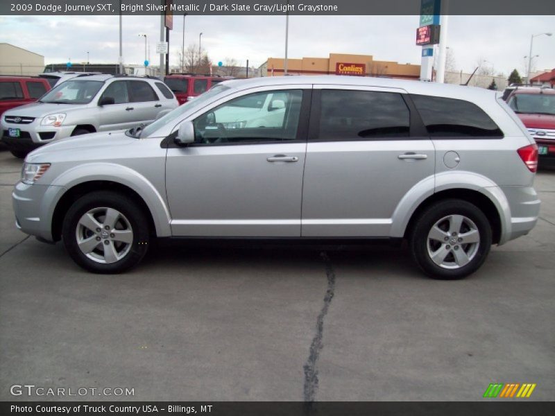 Bright Silver Metallic / Dark Slate Gray/Light Graystone 2009 Dodge Journey SXT