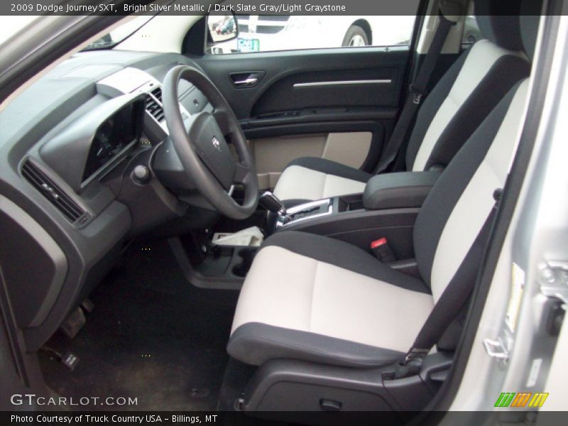 Bright Silver Metallic / Dark Slate Gray/Light Graystone 2009 Dodge Journey SXT