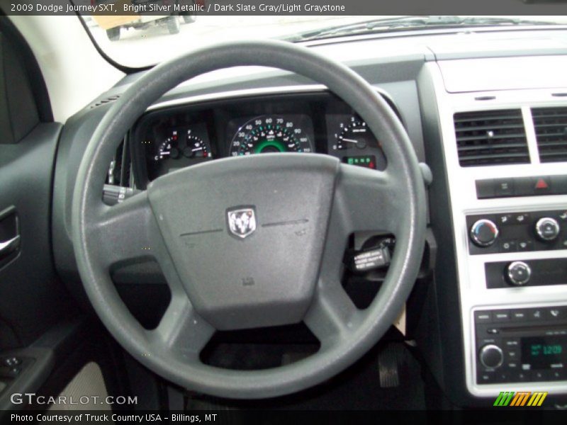 Bright Silver Metallic / Dark Slate Gray/Light Graystone 2009 Dodge Journey SXT