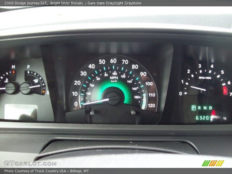 Bright Silver Metallic / Dark Slate Gray/Light Graystone 2009 Dodge Journey SXT