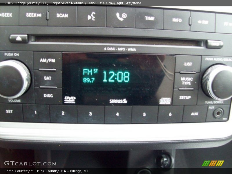 Bright Silver Metallic / Dark Slate Gray/Light Graystone 2009 Dodge Journey SXT