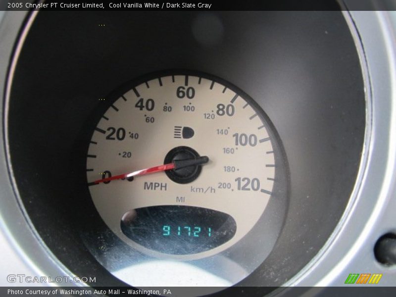 Cool Vanilla White / Dark Slate Gray 2005 Chrysler PT Cruiser Limited