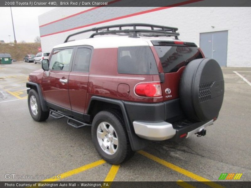 Brick Red / Dark Charcoal 2008 Toyota FJ Cruiser 4WD