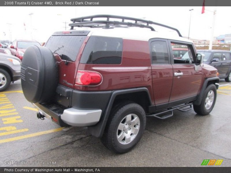 Brick Red / Dark Charcoal 2008 Toyota FJ Cruiser 4WD