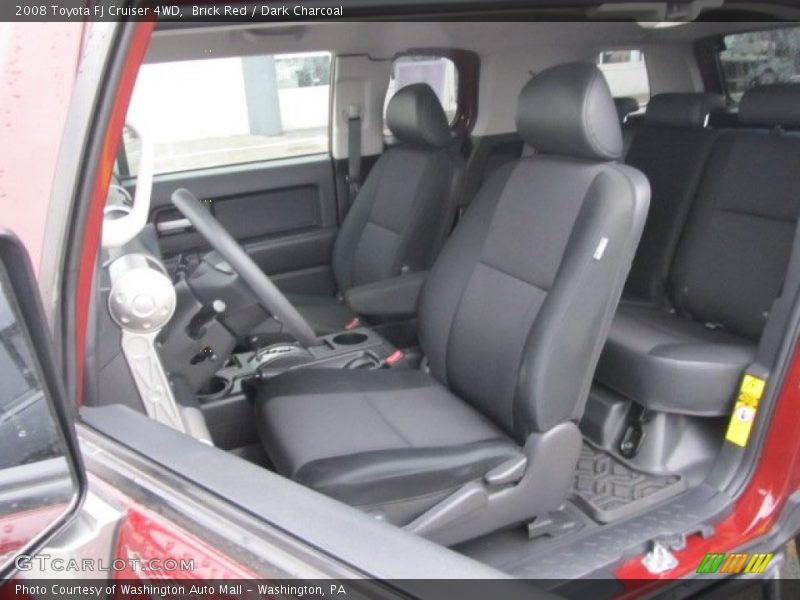  2008 FJ Cruiser 4WD Dark Charcoal Interior