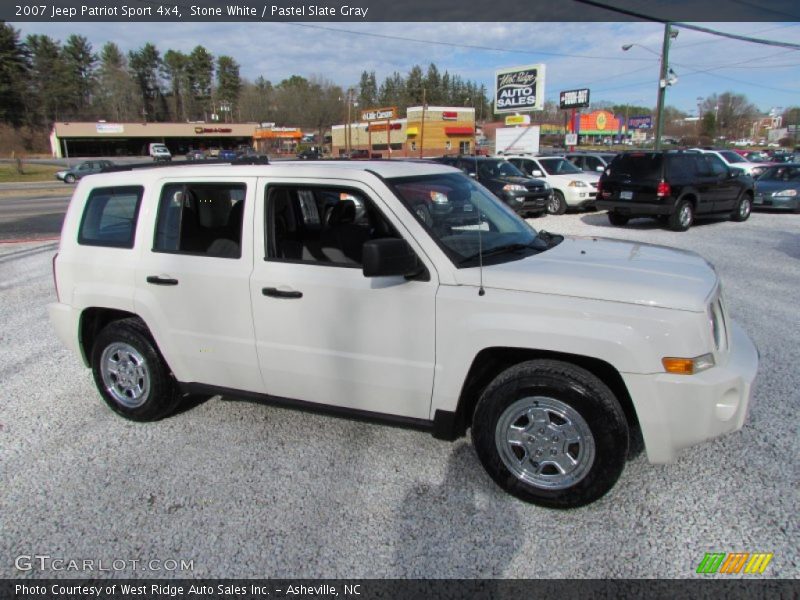 Stone White / Pastel Slate Gray 2007 Jeep Patriot Sport 4x4