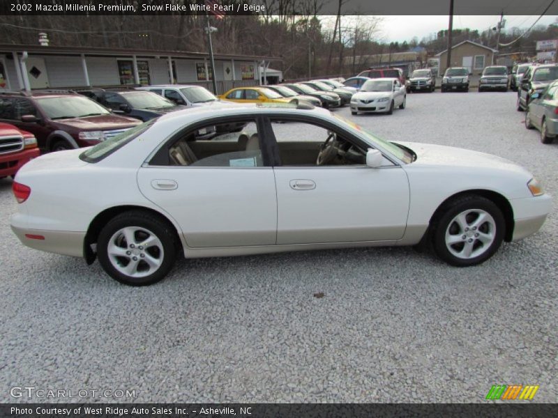 Snow Flake White Pearl / Beige 2002 Mazda Millenia Premium