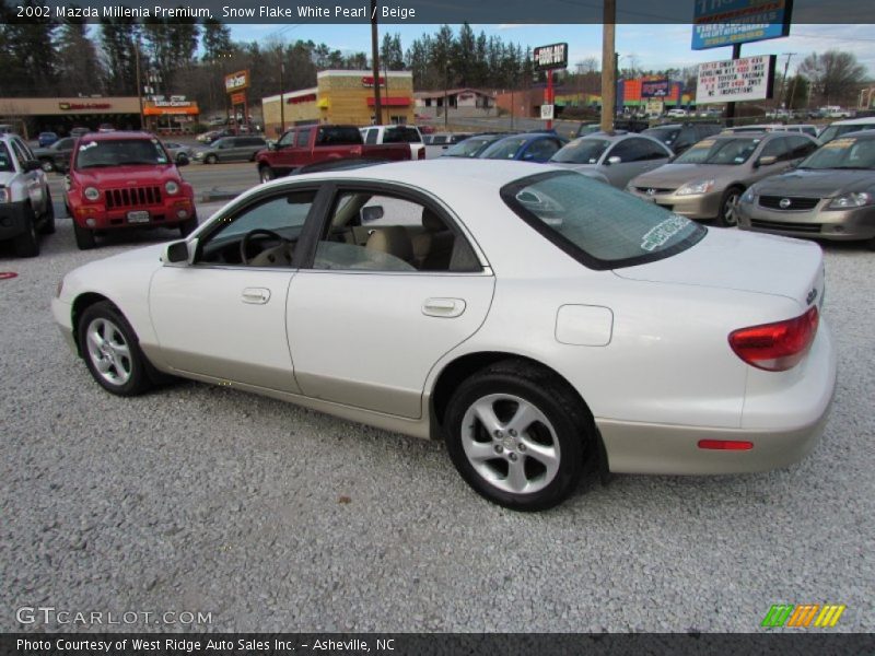 Snow Flake White Pearl / Beige 2002 Mazda Millenia Premium