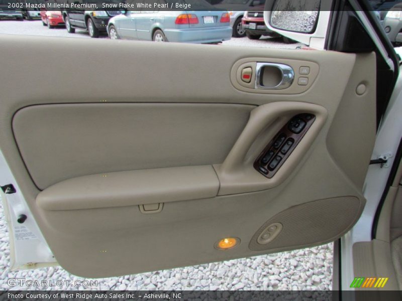 Snow Flake White Pearl / Beige 2002 Mazda Millenia Premium