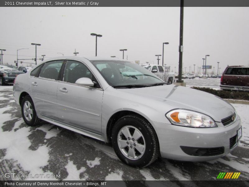 Silver Ice Metallic / Gray 2011 Chevrolet Impala LT