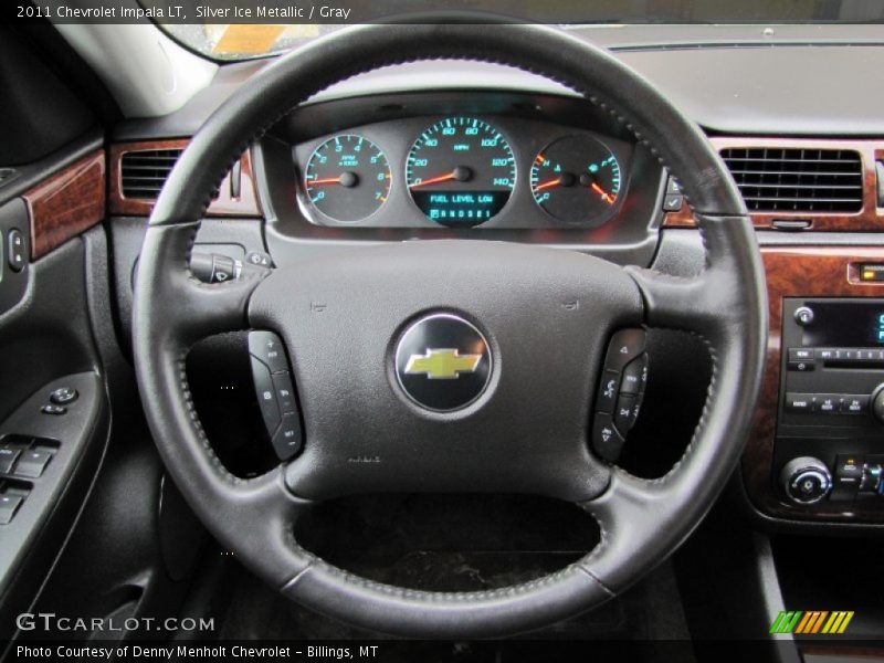 Silver Ice Metallic / Gray 2011 Chevrolet Impala LT